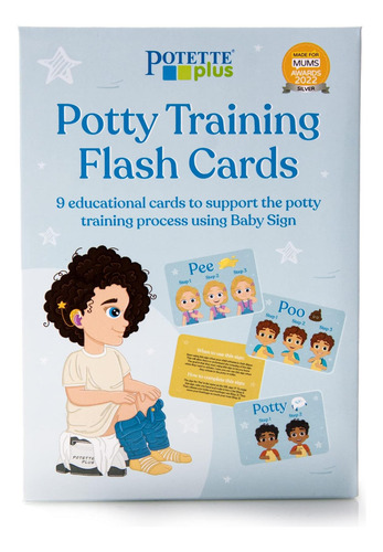 Potette Plus Entrenamiento Para Ir Al Baño Tarjetas Flash De