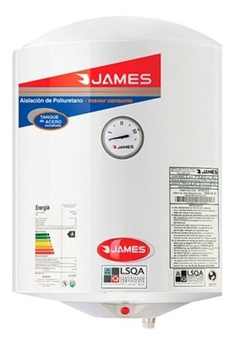 Calefon Termotanque James 40l - De Acero - Cilindrico Yanett