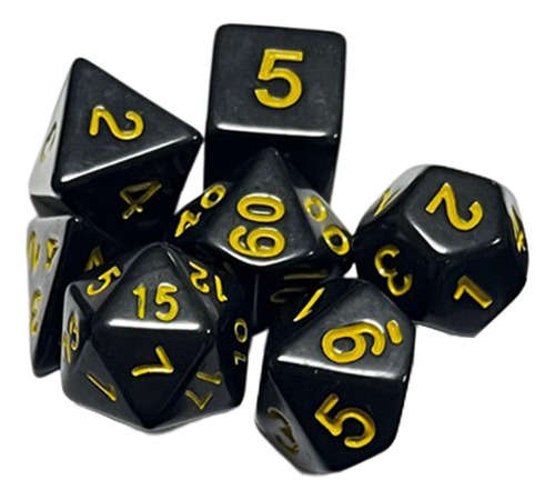 3 Dados Poliédricos 2x7x, Dados Para Juegos De 3 Piezas