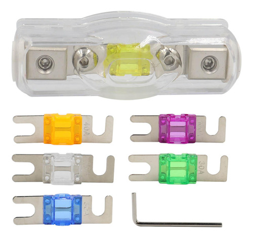 3 Paquete De 2-5 Portafusibles Mini 120a Anl Con 3 Piezas