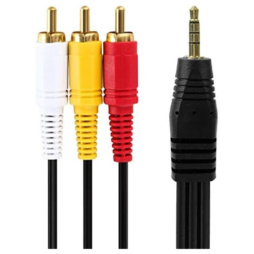 Cable Aux Macho De 3.5 Mm 3 Rca Macho, Cable De Audio Y...