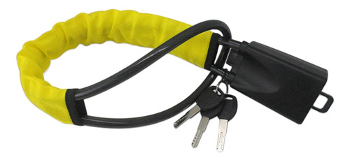 Cerradura Para Volante De Coche Resistente Con 3 Amarillo