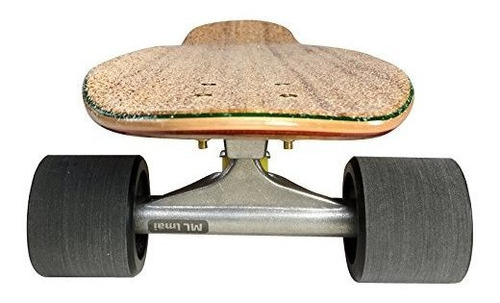 Lmai 27 Bamboo Wood Cruiser Complete Skateboard Longboard