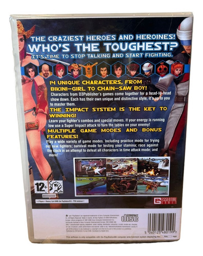All-stars Fighters Ps2 Capa+pôster+disco Play 2