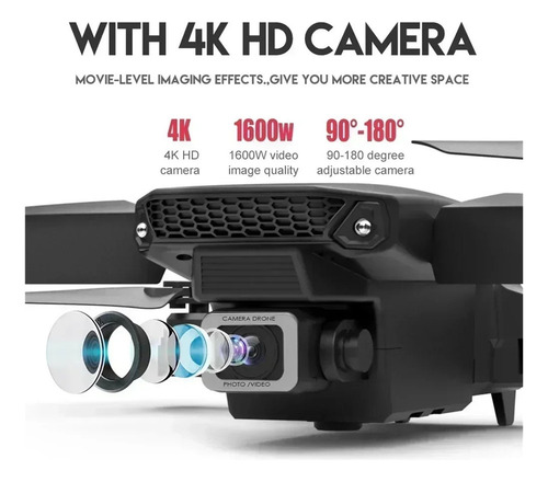 Dron E88pro Rc 4k Profesional Con Gran Angular De 1080p,wifi