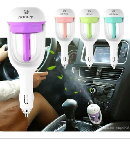 Imagen 1 de 7 de Humidificador Aromatizador Para Auto 12 V 2081