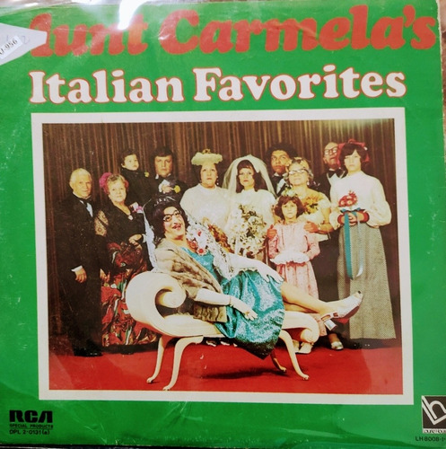 Vinilo Lp Doble Aunt Carmelas -italian Favorites (xx72