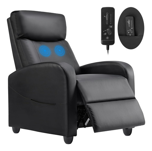 Silla Reclinable Reclinable De Masaje Para Adultos, Cómod