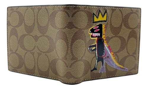 Cartera Coach X Jean Michel Basquiat 3 In 1, Marron Original
