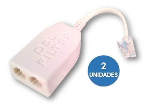 Filtro Adsl Splitter Linea Telefonia Internet Aba Punto 906+