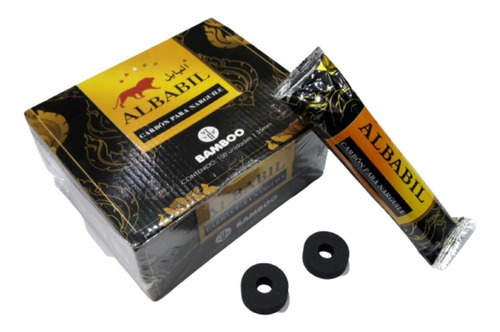 Imagen 2 de 8 de Carbón Narguile Shisha Hookah Bamboo Agujero Prende Rápido