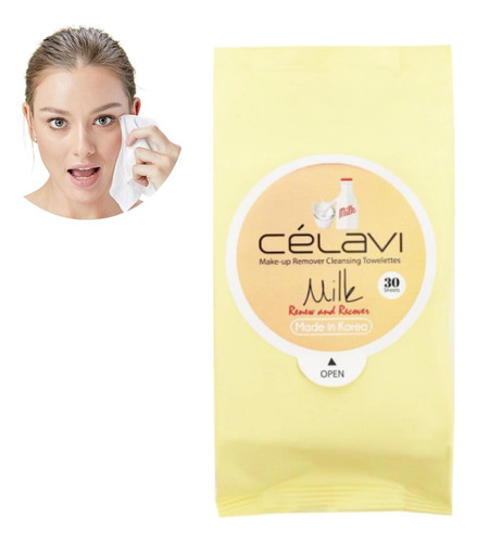 Toallitas Desmaquillantes Facial Celavi Coreana