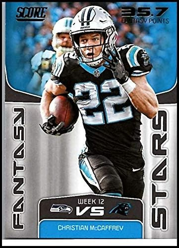 2019 Score Nfl Fantasy Stars 11 Christian Mccaffrey Carolina