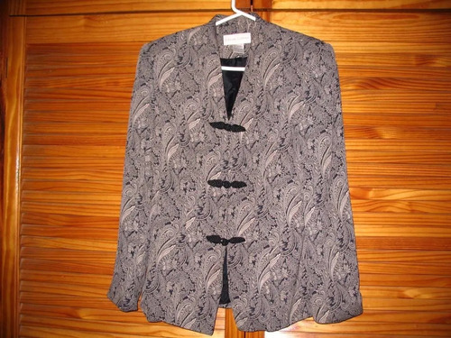 Blazer Chaqueta Quimono Kimono Arabescos Casual Corner T 4