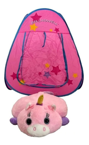 Carpa Para Niños Infantil Con Diseños Camping + Peluche 