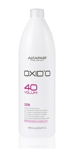 Crema Oxidante O Agua Oxigenada 1 Litro Alfaparf Volumen 