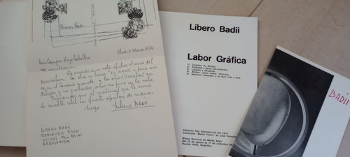 Labor Gráfica. Libero Badii. Y Carta Original Del Autor(25)