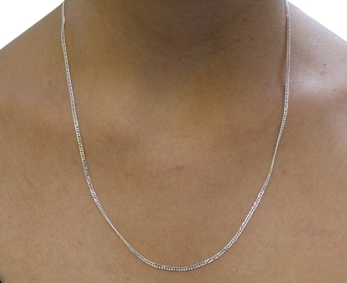 Imagen 6 de 10 de Cadena Casada 50 Cm Plata Ley .925 Agálea Joyería