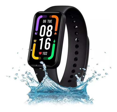 Xiaomi Redmi Smart Band 2 1.47 Bluetooth 5 Atm 2023 - Cor da capa: cor da capa: cor da malha preta, cor da moldura preta