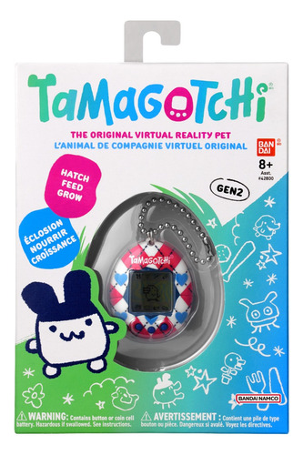 Tamagotchi Original Argyle Heart Mascota Electrónica Bandai Rojo