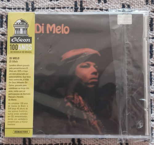 Cd Di Melo Cantor Mpb Soul Funk Groove Odeon 100 Anos Rem Br (Usado)