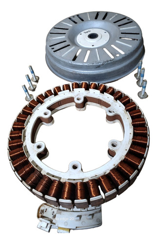 Rotor Estator Lav Daewoo Ws2a28g001 Wr128f001 (Usado)