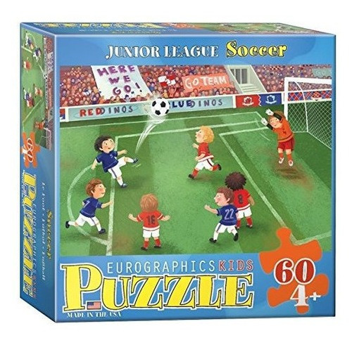 Eurographics Soccer Junior League 60 Piezas Puzzle (caja Peq