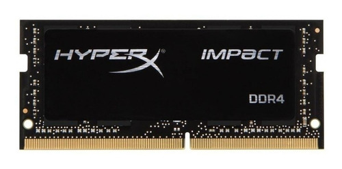 Memoria Ram Impact Ddr4 Gamer Color Negro  16gb 1 Hyperx 
