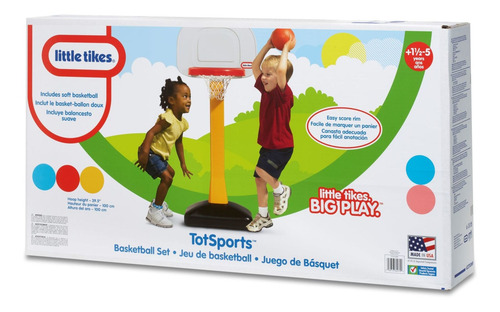 Imagen 4 de 4 de Aro De Basquetbol No Ajustable Little Tikes.