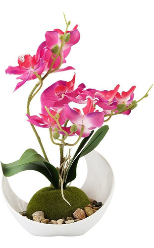 Mygift Orquídea Rosa Sintética Flores Artificiales Para Dec