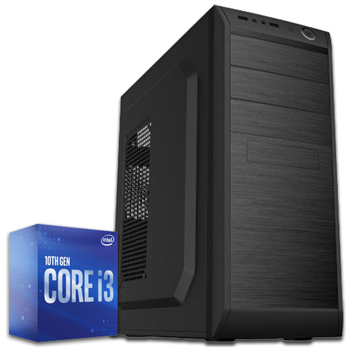 Computador Pc Armado Intel I3 10100 + H410 + 16gb Ddr4 + Ssd