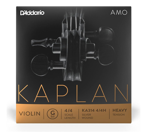 Cuerda De Violín Kaplan Amo Solitario Cuerda Sol 4/4h ...