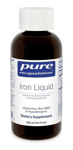 Pure Encapsulations | Iron I Hierro 120ml I 4 1 Fl Oz Liquid