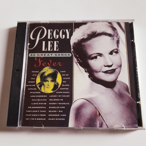 Cd Peggy Lee  24 Greatest Songs   Compilado