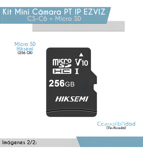 Mini câmera PTZ IP Ezviz C6-PLUS-256 PT 4 MP de armazenamento MicroSD 256 GB Detecção sem fio para humanos, animais de estimação e áudio bidirecional CS-C6 Night Vision Plus Tracking Zoom
