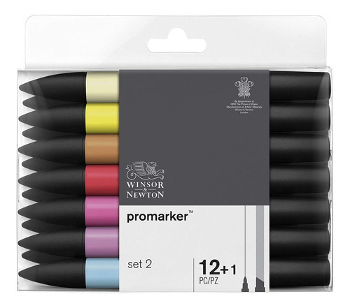 Marcador Promarker Winsor & Newton X 12 Set 2 Barrio Norte