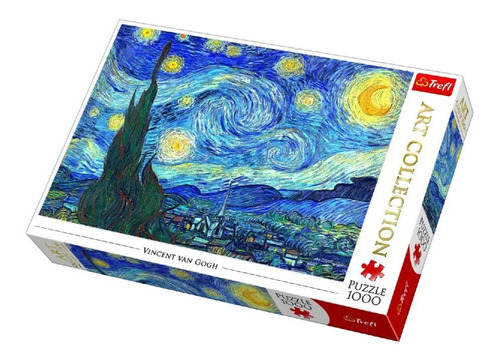 Imagen 1 de 2 de Rompecabezas Trefl Art Collection The Starry Night 10560 de 1000 piezas