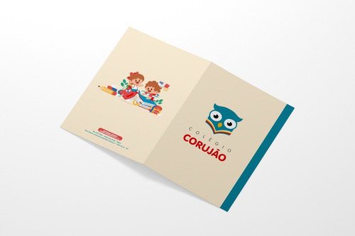 500 Pasta Personalizada Com Bolso E Verniz Localizado