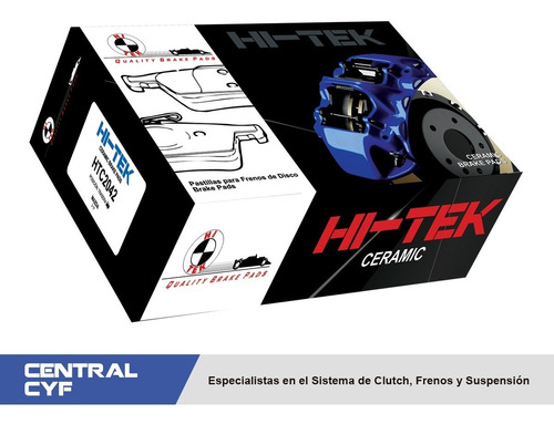 Balata Hi-tek Htc340 Tras Vw Golf 1992