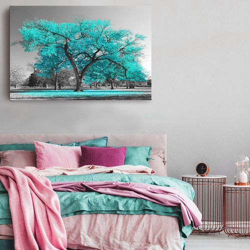 F Diy Diamond Painting 5d 80x40 Cm - Turquesa Tree