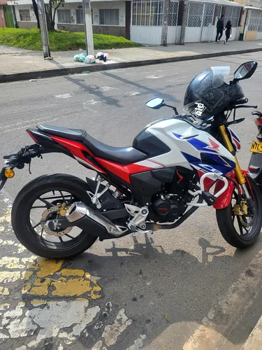 Color Blanco, Azul, Rojo Cb190r Racing