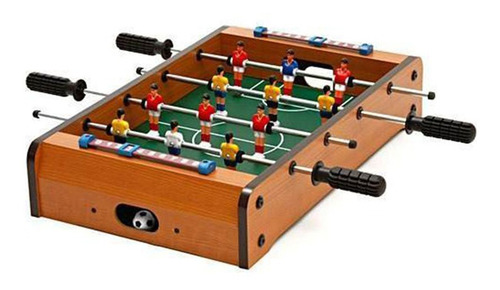 Imagem 2 de 4 de Mesa Pebolim Totó C/ 02 Bolas Portátil- Jogo Futebol De Mesa