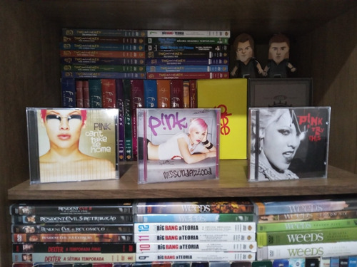 Coleção Cds E Dvds Pink (Usado)