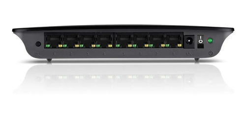 Switch Linksys Gigabit Ethernet 8-port (Usado)