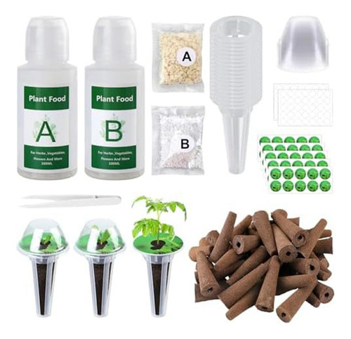 Kit De Germinación Hydroponic Pod Grow Sponge Para Cultivar