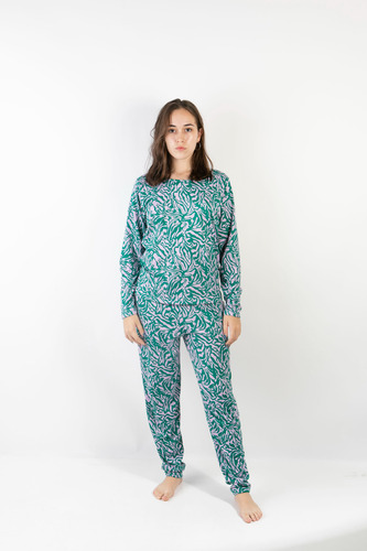 Pijama Manga Larga Modal Soft Termico Invierno 561