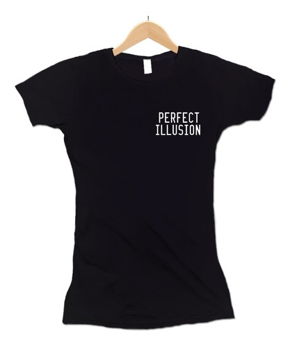 Lady Gaga Playera Perfect Illusion Camiseta Talla Mujer