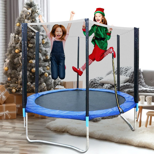 Trampoline With Net Adults 6ft Enclosure Outdoor Hoop