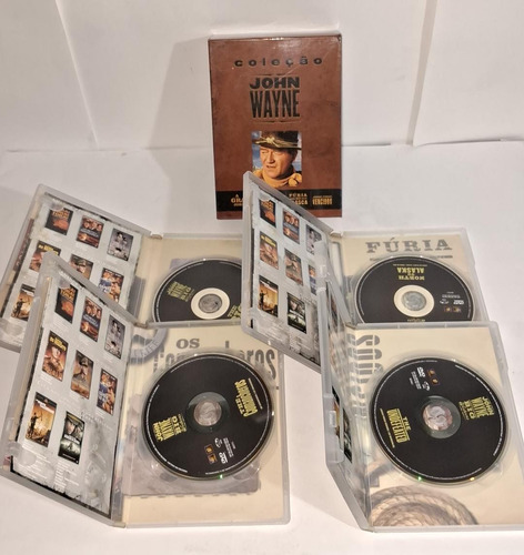 Coleção 4 Dvds John Wayne: Fúria Do Alasca...filme (Usado)