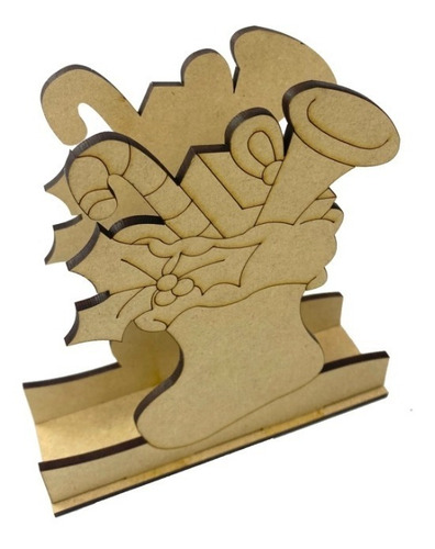 24 Pzas Servilleteros Navideños Bota Navidad Art1288